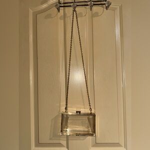 Clear UNUSED clutch purse